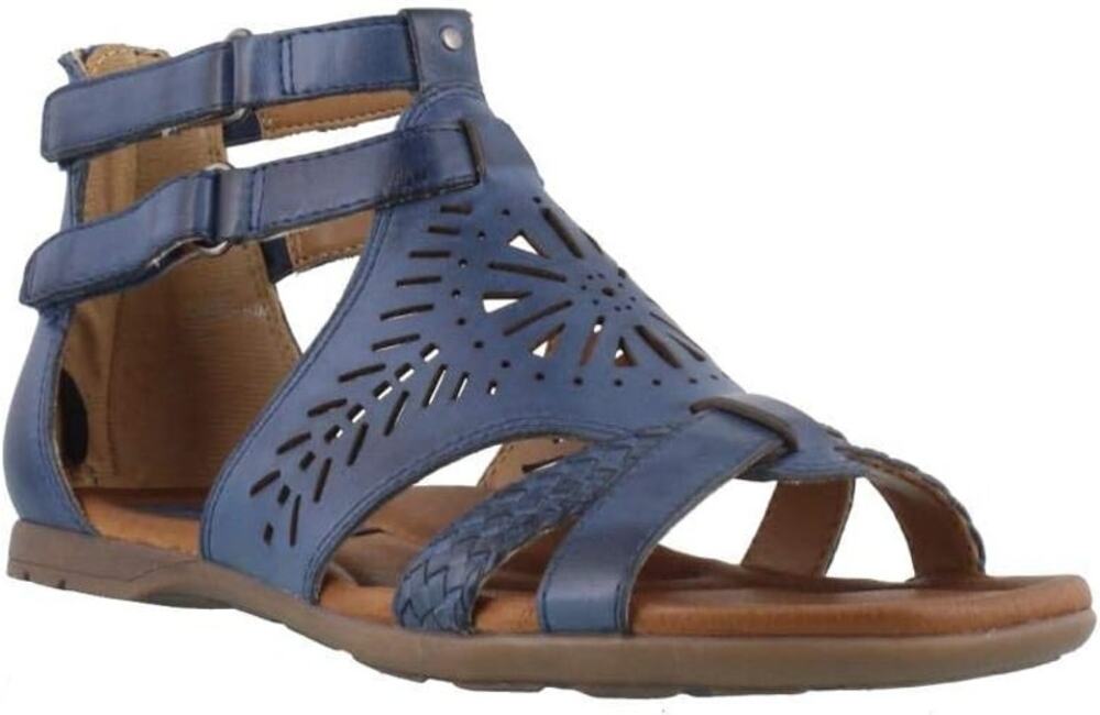 Earth Shoes Breaker Sandals (5.5 M US, Sapphire Blue)